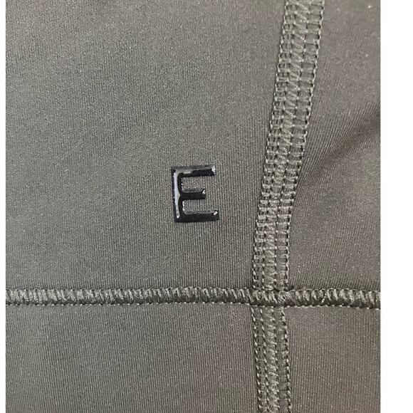 Everlane Perform Dark Green Sports Bra Racer Back Large - Picture 3 of 4